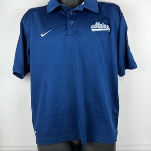 Nike Golf Mens Polo Shirt Dri Fit Navy 